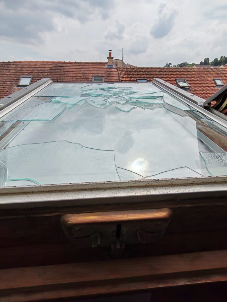 velux cassé Andrésy toiture